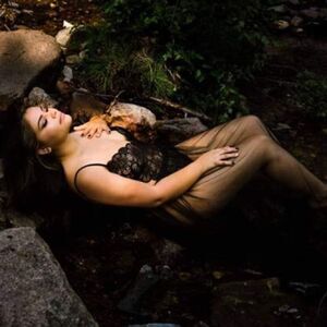 ✨ Floral Lace Scalloped Teddy Bodysuit & Mesh Skirt✨